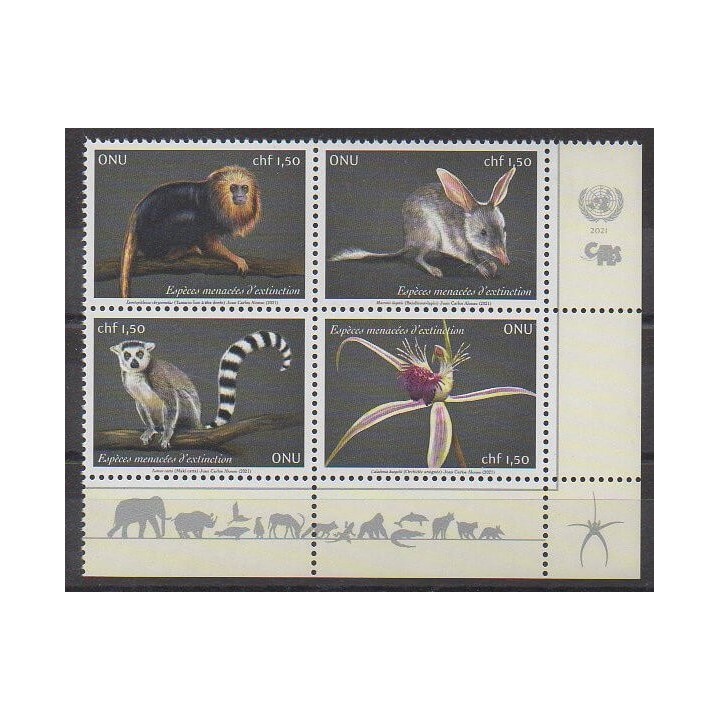 Acheter cette série de timbres des Nations Unies (ONU - Genève)  de l'année 2021 (No 1102/1105).