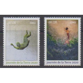 Acheter cette série de timbres des Nations Unies (ONU - Genève)  de l'année 2020 (No 1085/1086).