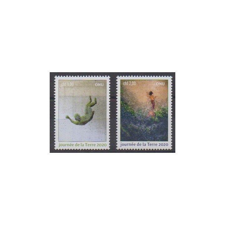 Acheter cette série de timbres des Nations Unies (ONU - Genève)  de l'année 2020 (No 1085/1086).
