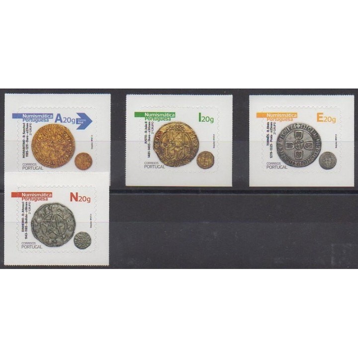 Buy this set of stamps of Portugal of the year 2021 (Nb 4687/4690).