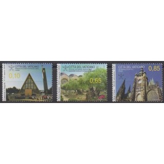 Acheter cette série de timbres du Vatican de l'année 2010 (No 1540/1542).