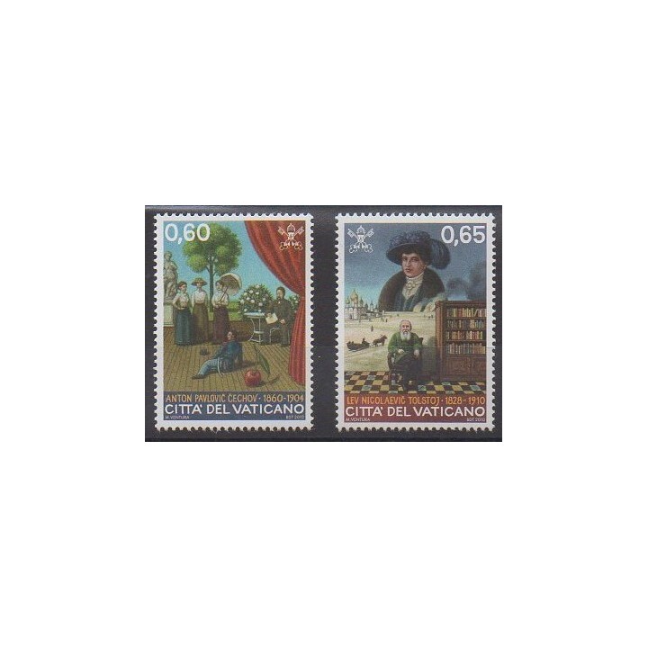 Buy this set of stamps of Vatican of the year 2010 (Nb 1538/1539).