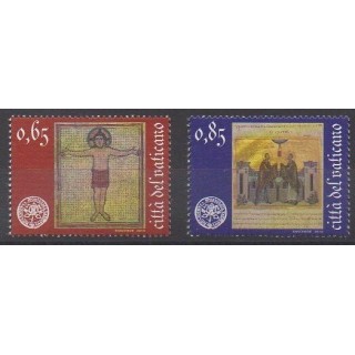 Acheter cette série de timbres du Vatican de l'année 2010 (No 1529/1530).