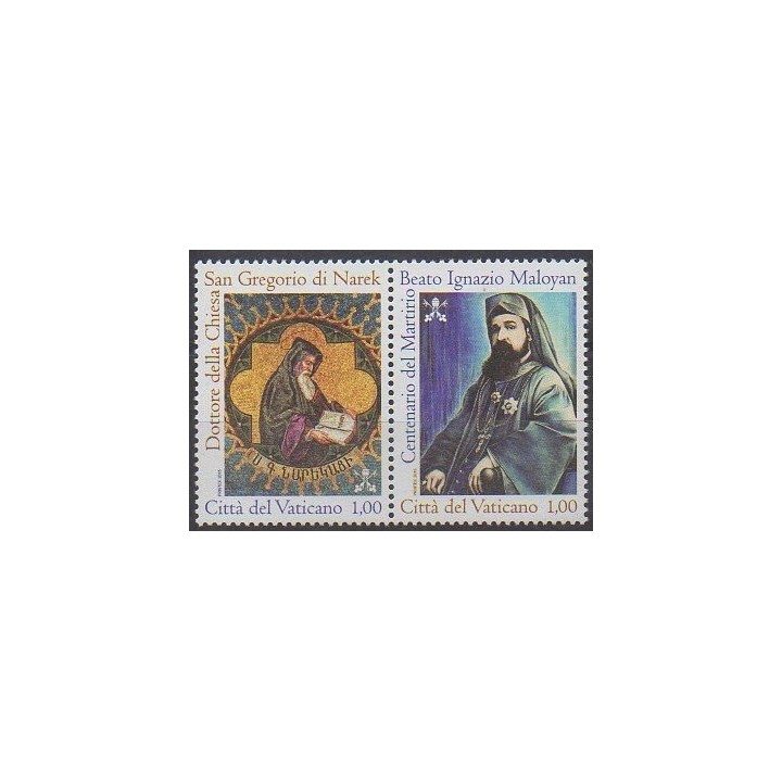 Acheter cette série de timbres du Vatican de l'année 2015 (No 1696/1697).