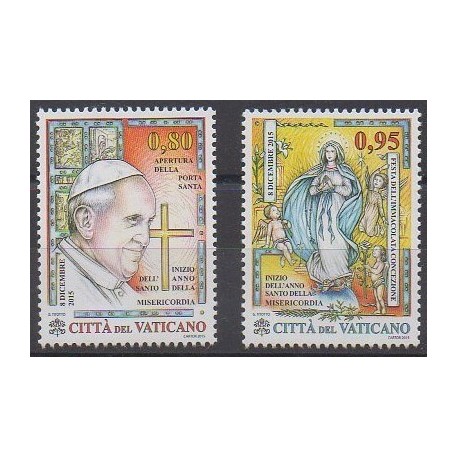 Vatican - 2015 - No 1705/1706 - Papauté