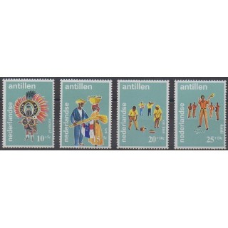 Acheter cette série de timbres des Antilles néerlandaises de l'année 1969 (No 392/395).