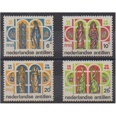 Netherlands Antilles - 1966 - Nb 357/360 - Art