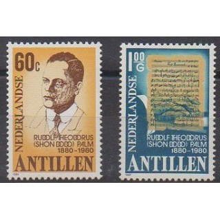 Acheter cette série de timbres des Antilles néerlandaises de l'année 1981 (No 623/624).
