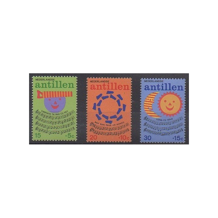 Buy this set of stamps of Netherlands Antilles of the year 1974 (Nb 477/479).