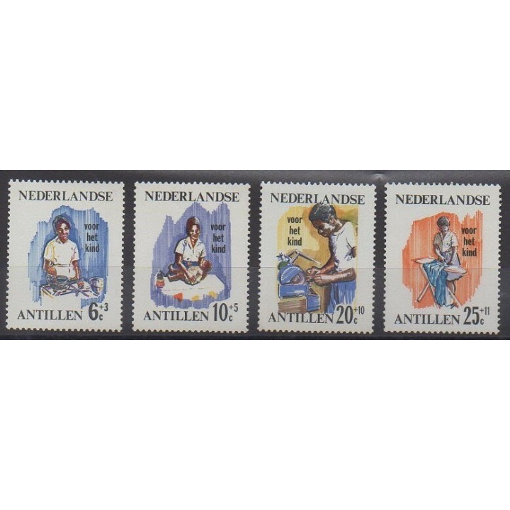 Buy this set of stamps of Netherlands Antilles of the year 1966 (Nb 361/364).