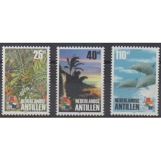 Buy this set of stamps of Netherlands Antilles of the year 2001 (Nb 1255/1257).