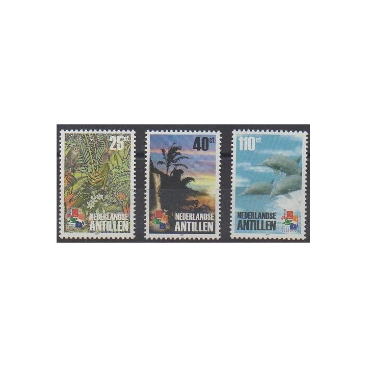 Acheter cette série de timbres des Antilles néerlandaises de l'année 2001 (No 1255/1257).