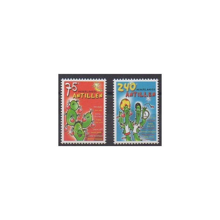 Acheter cette série de timbres des Antilles néerlandaises de l'année 2003 (No 1392/1393).