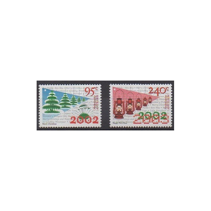 Buy this set of stamps of Netherlands Antilles of the year 2002 (Nb 1317/1318).