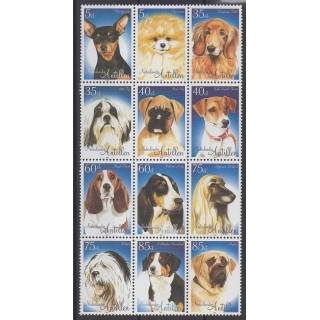 Acheter cette série de timbres des Antilles néerlandaises de l'année 2004 (No 1447/1458).