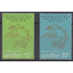 Antilles néerlandaises - 1974 - No 475/476 - Service postal