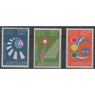 Buy this set of stamps of Netherlands Antilles of the year 1973 (Nb 451/453).