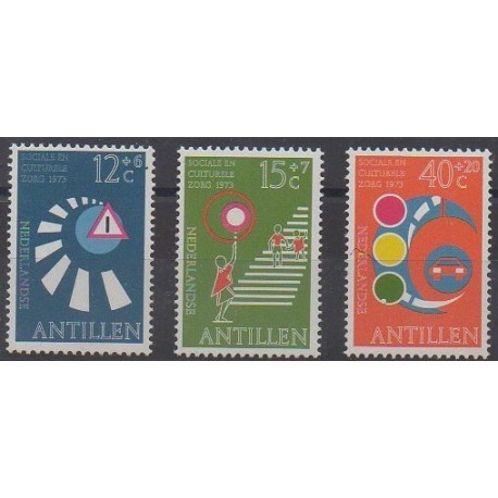 Netherlands Antilles - 1973 - Nb 451/453