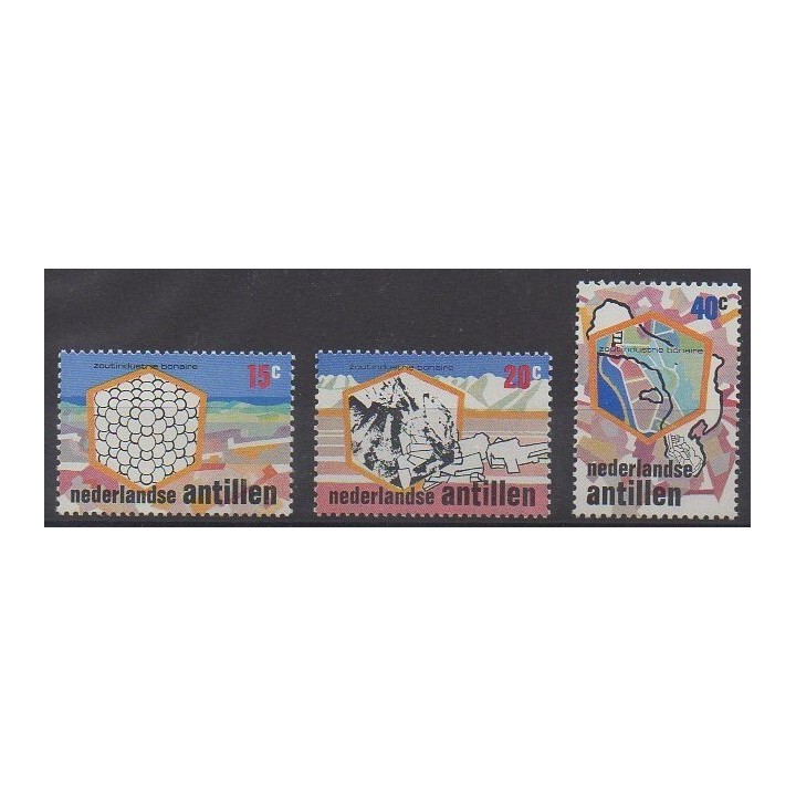 Acheter cette série de timbres des Antilles néerlandaises de l'année 1975 (No 486/488).