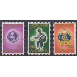 Acheter cette série de timbres des Antilles néerlandaises de l'année 1973 (No 454/456).