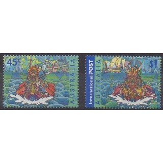 Acheter cette série de timbres d'Australie de l'année 2001 (No 1959/1960).
