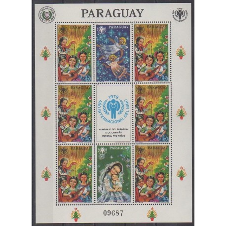 Paraguay - 1981 - No 1903a - Musique - Enfance - Noël