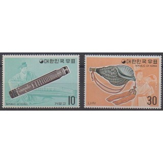 Acheter cette série de timbres de Corée du Sud de l'année 1974 (No 779/780).