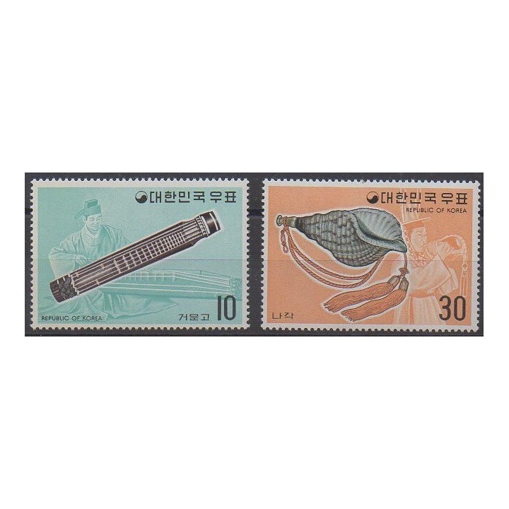 Buy this set of stamps of South Korea of the year 1974 (Nb 779/780).