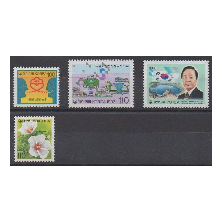 Acheter cette série de timbres de Corée du Sud de l'année 1993 (No 1578/1581).