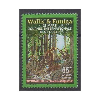 Buy this stamp of Wallis et Futuna of the year 2021 (Journée internationale des forêts).