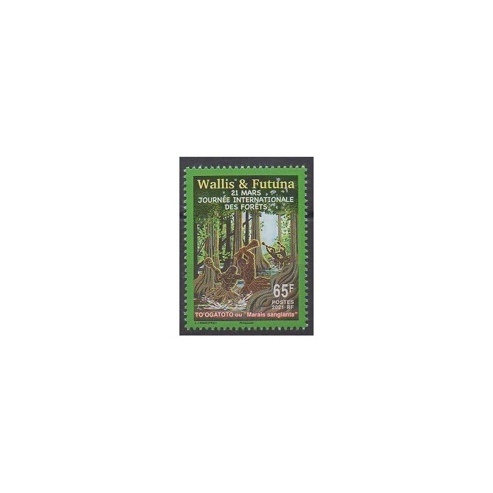Buy this stamp of Wallis et Futuna of the year 2021 (Journée internationale des forêts).