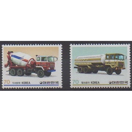 South Korea - 1983 - Nb 1203/1204 - Transport