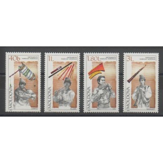 Timbres - musique - Moldavie - 2001- No 348/351