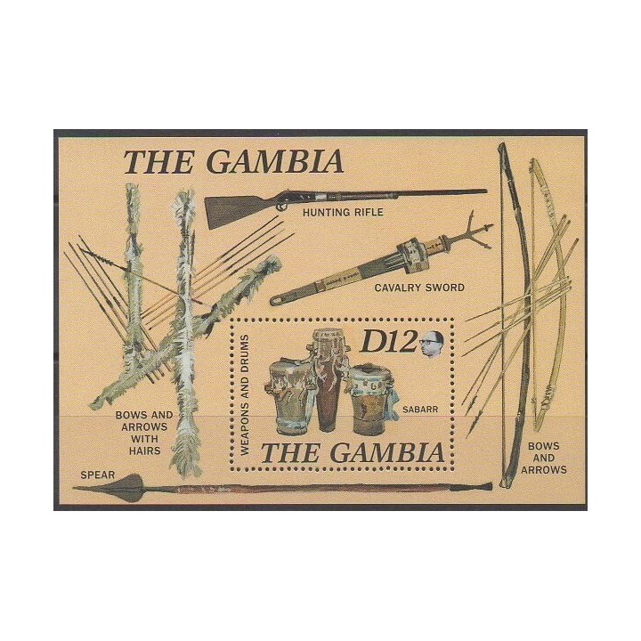 Acheter ce bloc-feuillet de Gambie de l'année 1986 (No BF31).