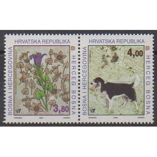 Buy this set of stamps of Bosnia and Herzegovina of the year 1994 (Nb 3/4).
