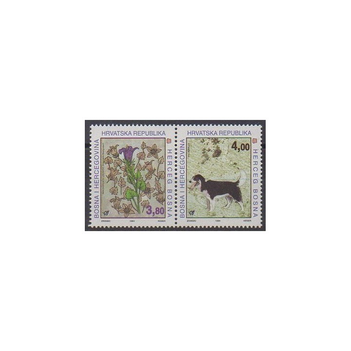Acheter cette série de timbres de Bosnie-Herzégovine Herceg-Bosnie de l'année 1994 (No 3/4).