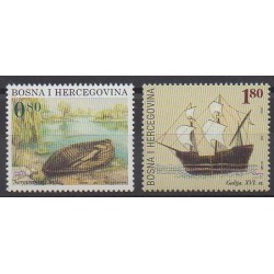 Bosnia and Herzegovina Herceg-Bosna - 2001 - Nb 57/58 - Boats