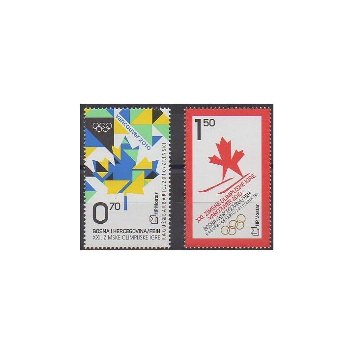 Buy this set of stamps of Bosnia and Herzegovina of the year 2010 (Nb 251/252).