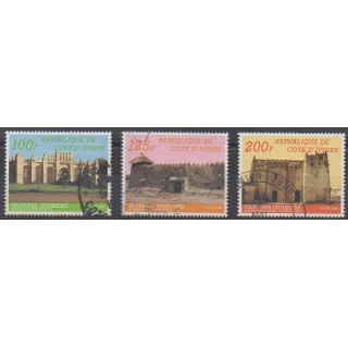 Buy this set of stamps of Ivory Coast of the year 1985 (Nb 710A/710C). - Used