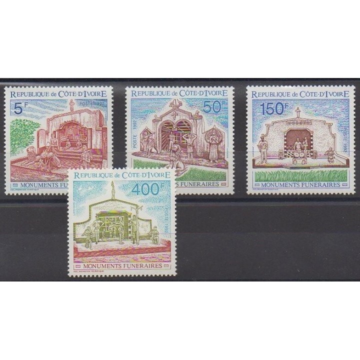 Buy this set of stamps of Ivory Coast of the year 1992 (Nb 897/900).