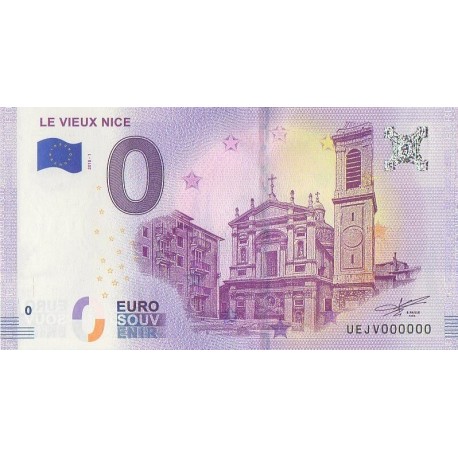 Euro banknote memory - 06 - Le Vieux Nice - 2018-1 - Nb 000000