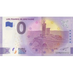 Euro banknote memory - 29 - Les Phares de Bretagne - Petit Minou - 2021-6 - Nb 222