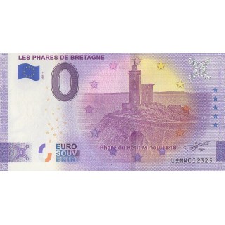 Euro banknote memory - 2021 - Les Phares de Bretagne - Petit Minou - (Finistère)
