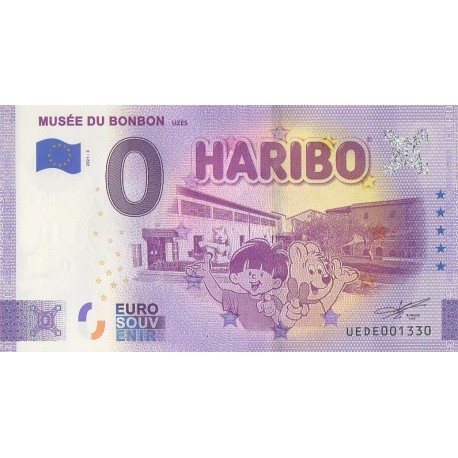 Euro banknote memory - 30 - Musée du Bonbon Haribo - 2021-3 - Nb 1330