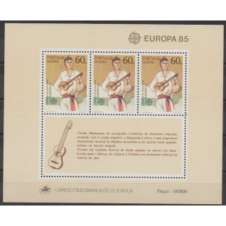 Acheter ce bloc-feuillet du Portugal (Madère) de l'année 1985 (No BF6).
