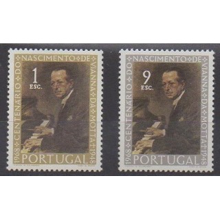 Buy this set of stamps of Portugal of the year 1969 (Nb 1063/1064).