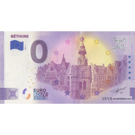 Euro banknote memory - 62 - Béthune - 2021-1 - Anniversary