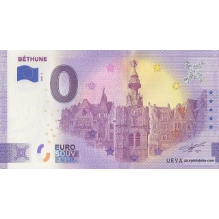 Billet souvenir touristique - 2021-1 - Béthune - (Pas-de-Calais)