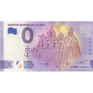 Billet souvenir touristique - 2021-2 - Saintes-Maries-de-la-mer - (Bouches-du-Rhône)
