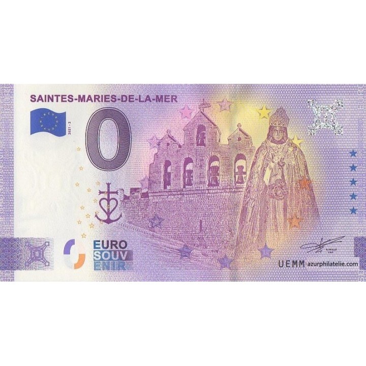 Euro banknote memory - 2021 - Saintes-Maries-de-la-mer - (Bouches-du-Rhône)